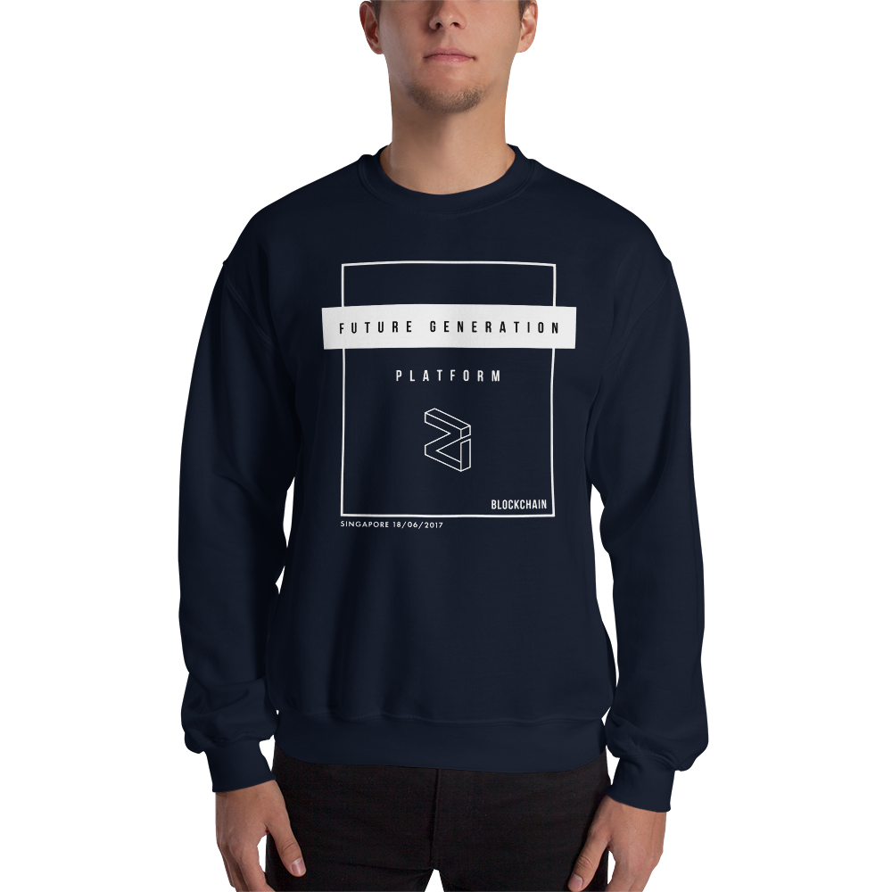 Future Generation (Zilliqa) – Men’s Crewneck Sweatshirt TCP1607 Black / S Official Crypto  Merch