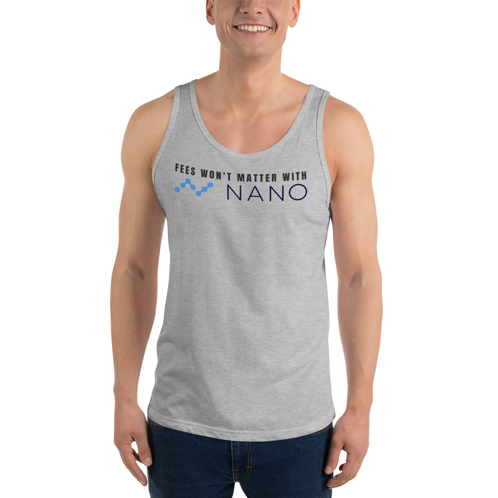 Fees won't matter with Nano – Men’s Tank Top TCP1607 Oatmeal Triblend / S Official Crypto  Merch