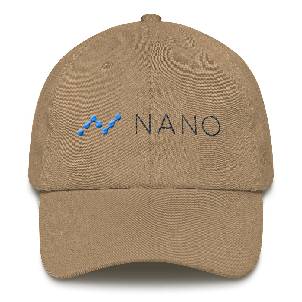 Nano - Mũ bóng chày TCP1607 Kaki Official Crypto Merch