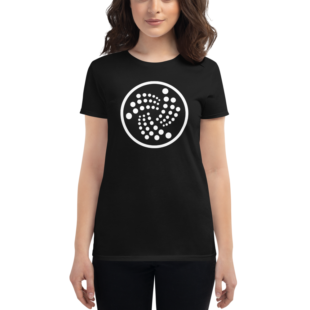 Iota logo - Women's Short Sleeve T-Shirt TCP1607 Black / S Official Crypto  Merch