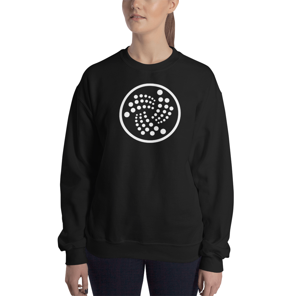 Iota logo – Women’s Crewneck Sweatshirt TCP1607 Black / S Official Crypto  Merch