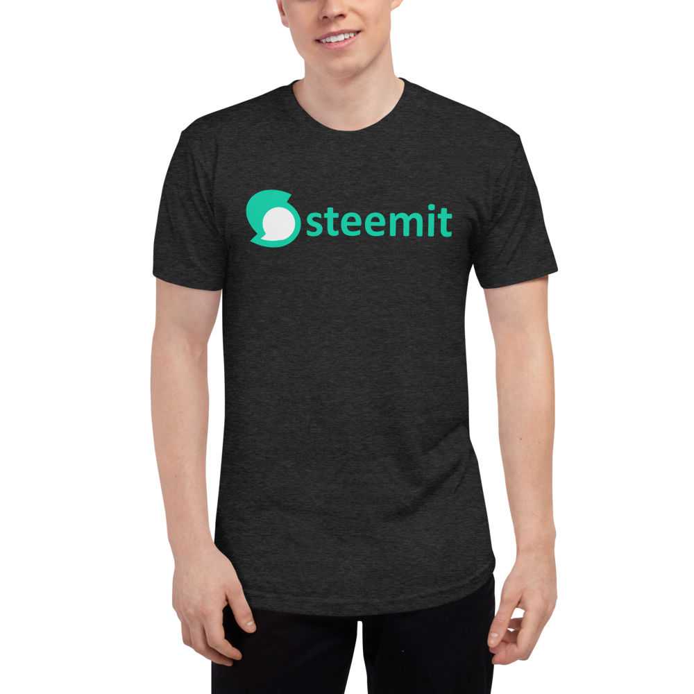 Steemit - Men's Track Shirt TCP1607 Tri-Black / S Official Crypto  Merch
