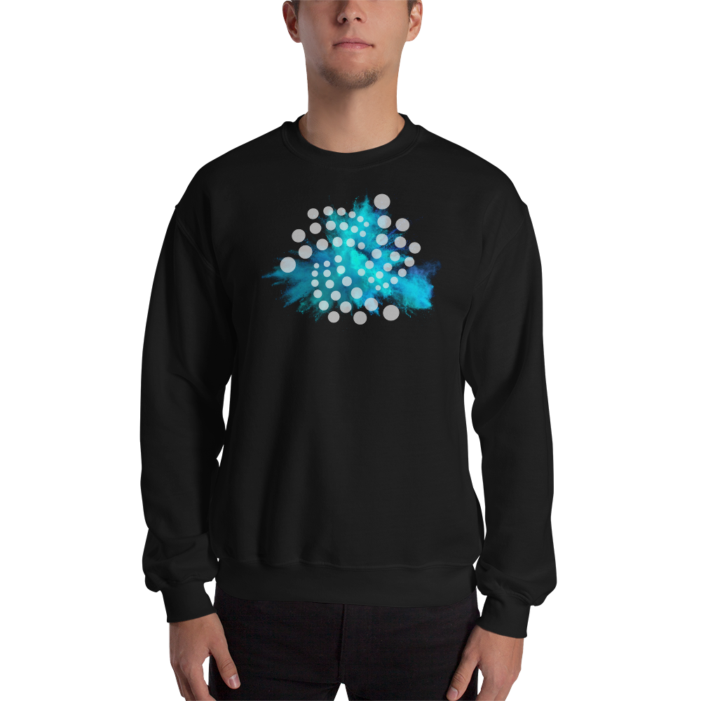 Iota color cloud – Men’s Crewneck Sweatshirt TCP1607 Black / S Official Crypto  Merch