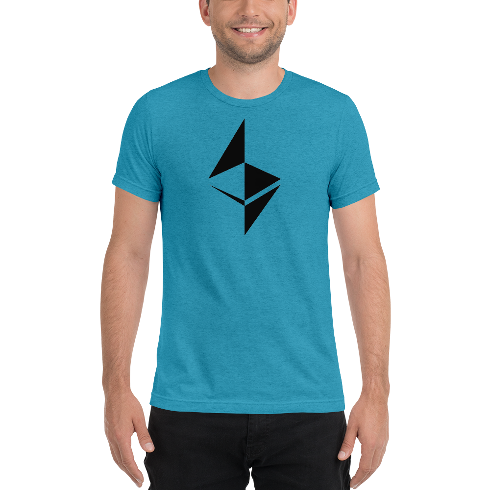 Ethereum surface design - Men's Tri-Blend T-Shirt TCP1607 Athletic Grey Triblend / S Official Crypto  Merch