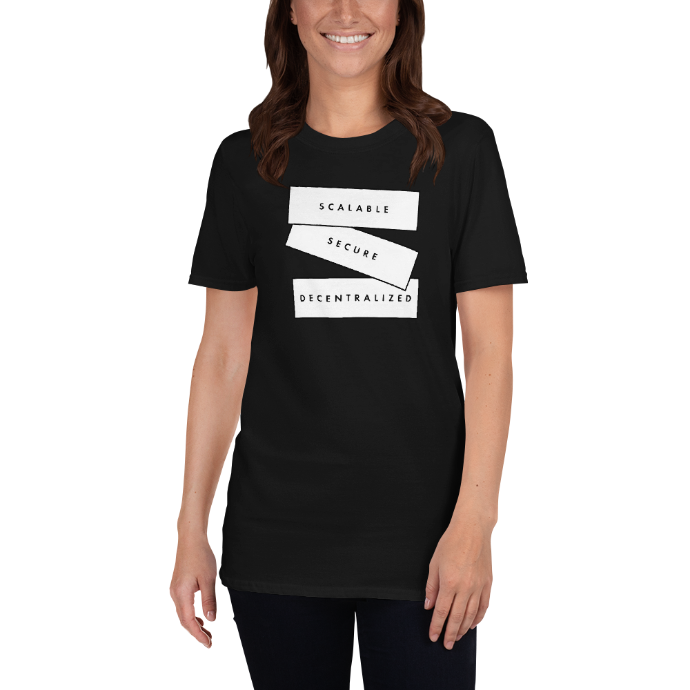 Scalable, secure decentralized (Zilliqa) – Women’s T-Shirt TCP1607 Black / S Official Crypto  Merch
