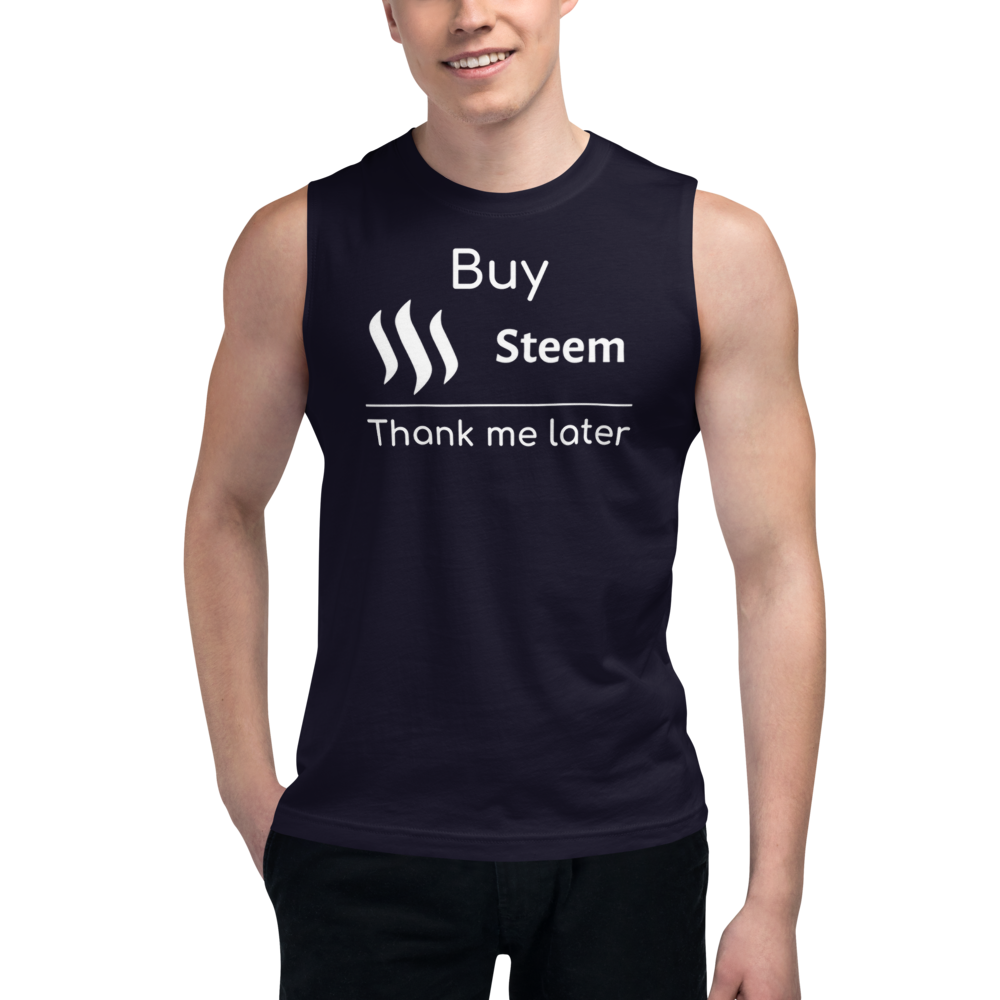 Buy Steem thank me later – Men's Muscle Shirt TCP1607 Navy / S Official Crypto  Merch