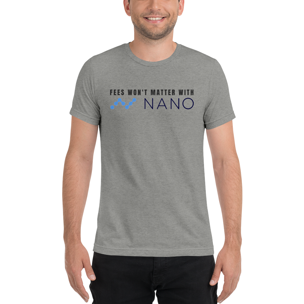 Fees won't matter with Nano – Men’s Tri-Blend T-Shirt TCP1607 Athletic Grey Triblend / S Official Crypto  Merch