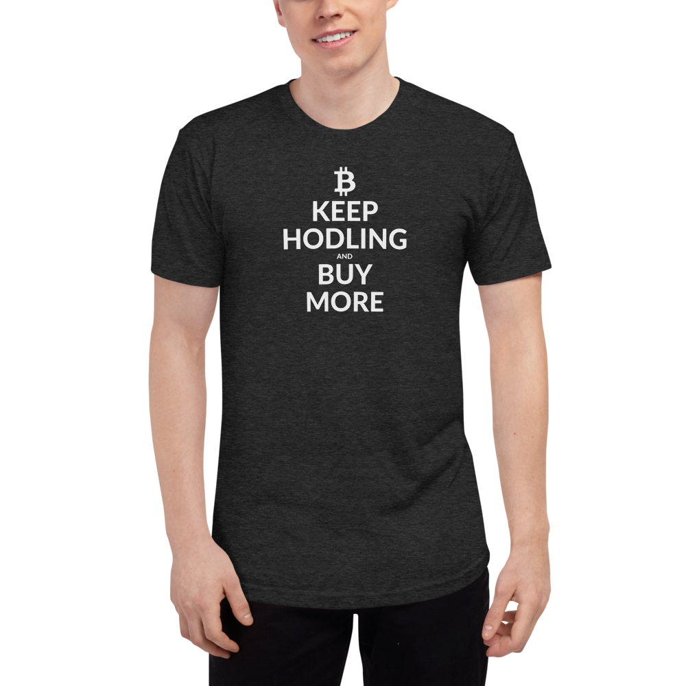 Keep hodling (Bitcoin) – Men's Track Shirt TCP1607 Tri-Black / S Official Crypto  Merch