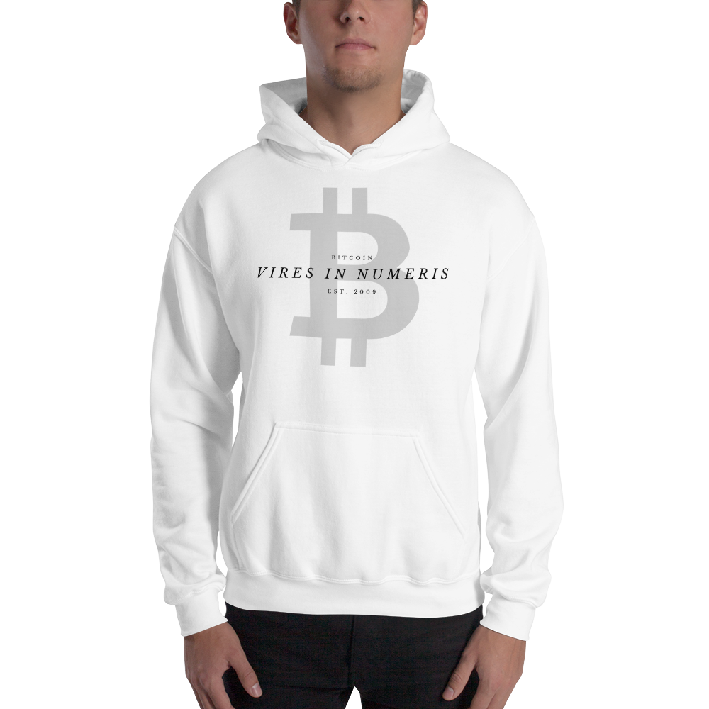Vires in numeris (Bitcoin) - Men’s Hoodie TCP1607 White / S Official Crypto  Merch
