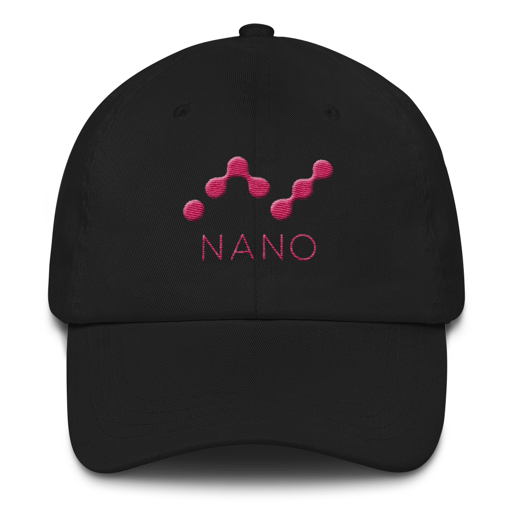 Nano - Baseball Cap (Pink) TCP1607 Black Official Crypto  Merch