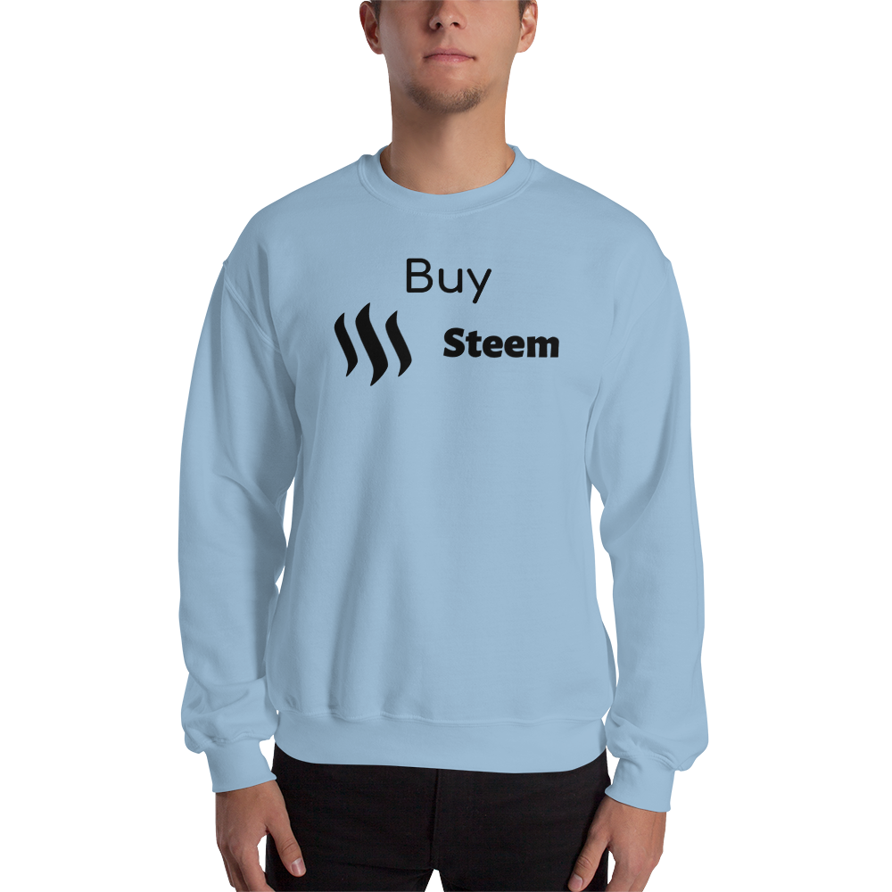 Steem – Men’s Crewneck Sweatshirt TCP1607 White / S Official Crypto  Merch