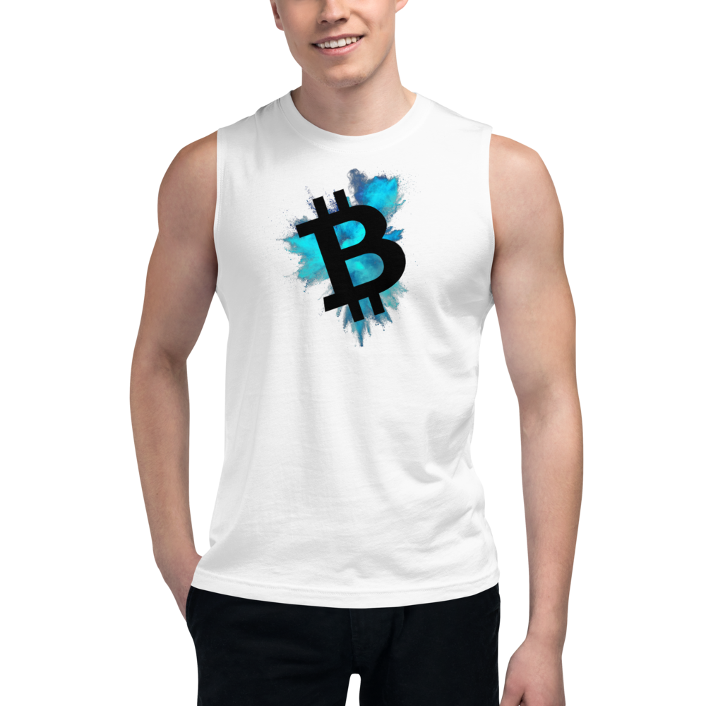 Bitcoin color cloud – Men’s Muscle Shirt TCP1607 Athletic Heather / S Official Crypto  Merch