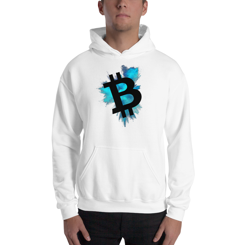 Bitcoin color cloud - Men's Hoodie TCP1607 White / S Official Crypto  Merch
