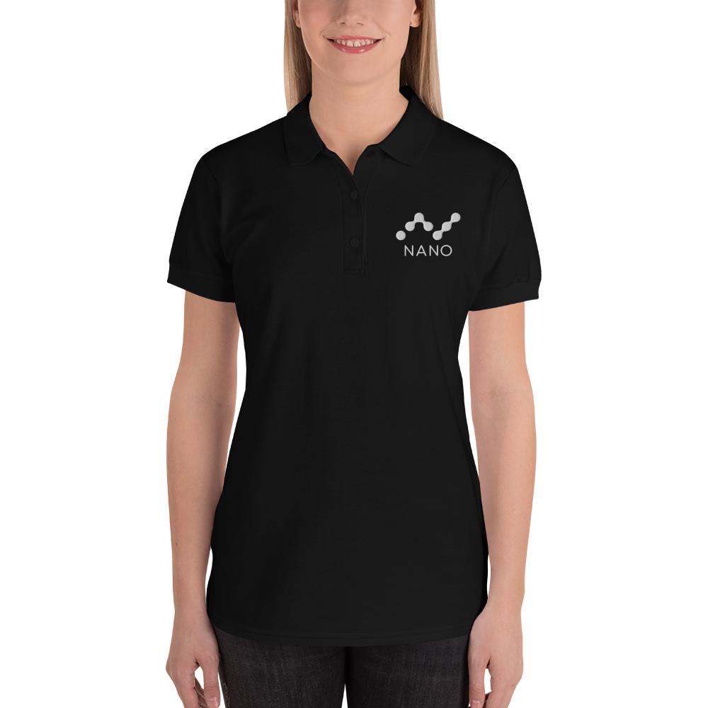 Nano - Women's Embroidered Polo Shirt TCP1607 S Official Crypto  Merch