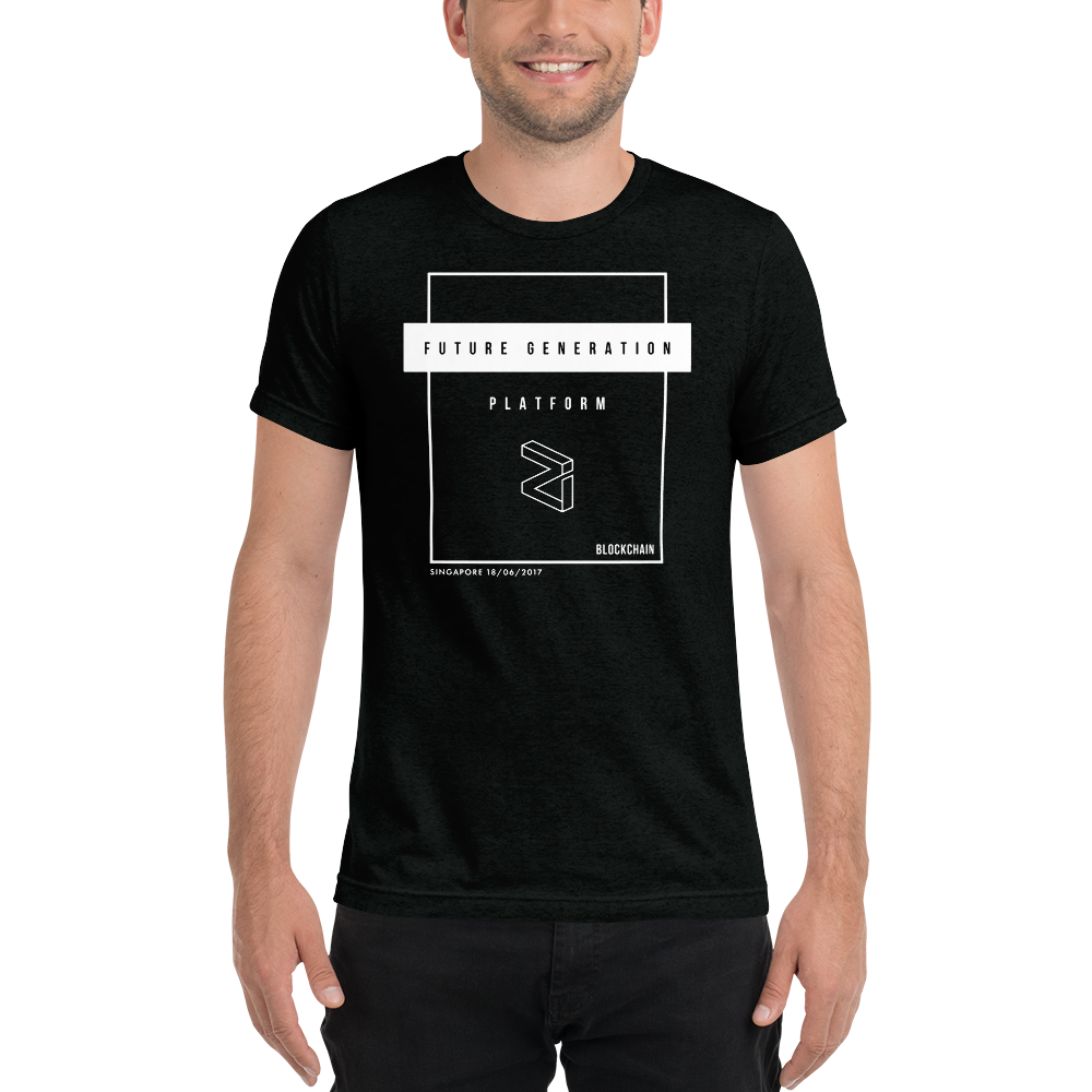 Future Generation (Zilliqa) - Men's Tri-Blend T-Shirt TCP1607 Solid Black Triblend / S Official Crypto  Merch