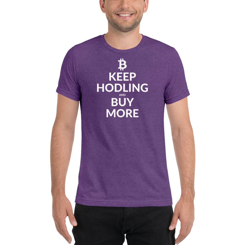 Keep hodling (Bitcoin) - Men's Tri-Blend T-Shirt TCP1607 Emerald Triblend / S Official Crypto  Merch