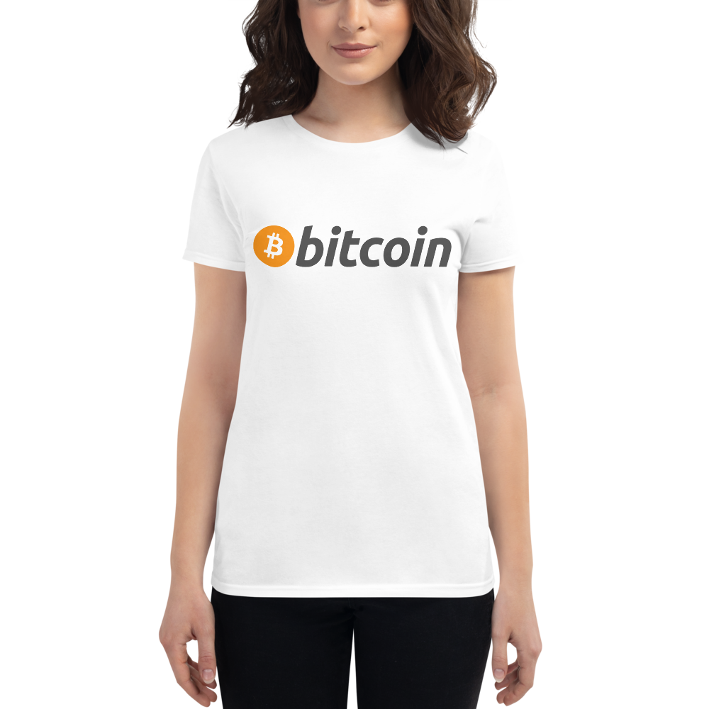 Bitcoin - Women's Short Sleeve T-Shirt TCP1607 White / S Official Crypto  Merch