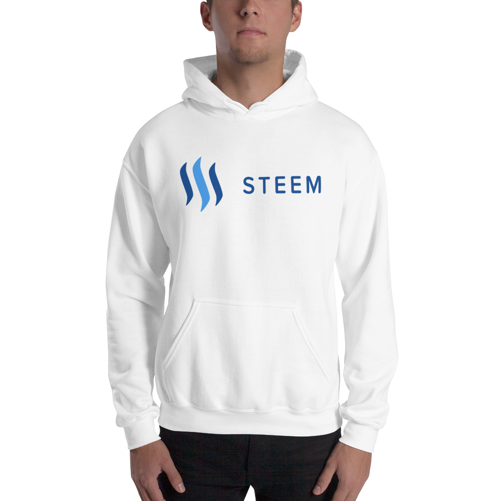 Steem – Men’s Hoodie TCP1607 White / S Official Crypto  Merch
