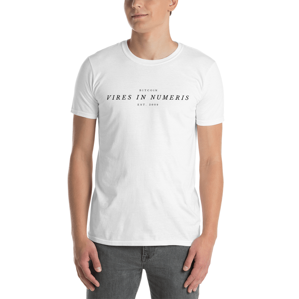 Vires in numeris (Bitcoin) - Men's T-Shirt TCP1607 White / S Official Crypto  Merch