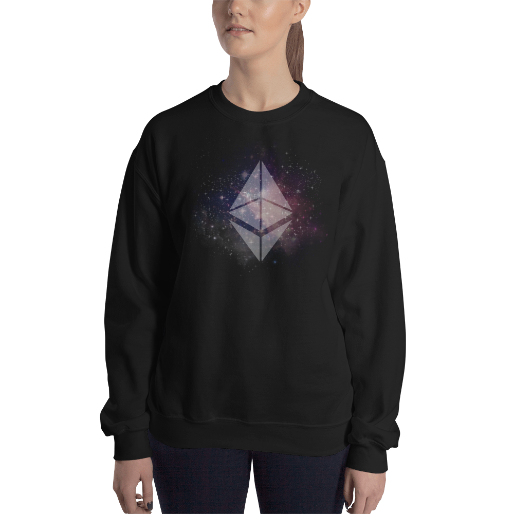 Ethereum universe – Women’s Crewneck Sweatshirt TCP1607 Black / S Official Crypto  Merch