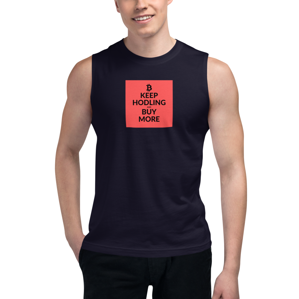 Keep hodling (Bitcoin) – Men’s Muscle Shirt TCP1607 Navy / S Official Crypto  Merch