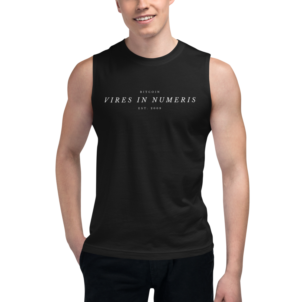 Vires in numeris (Bitcoin) – Men’s Muscle Shirt TCP1607 Navy / S Official Crypto  Merch