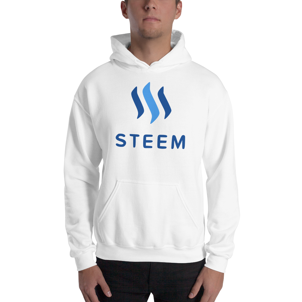Steem – Men’s Hoodie TCP1607 White / S Official Crypto  Merch