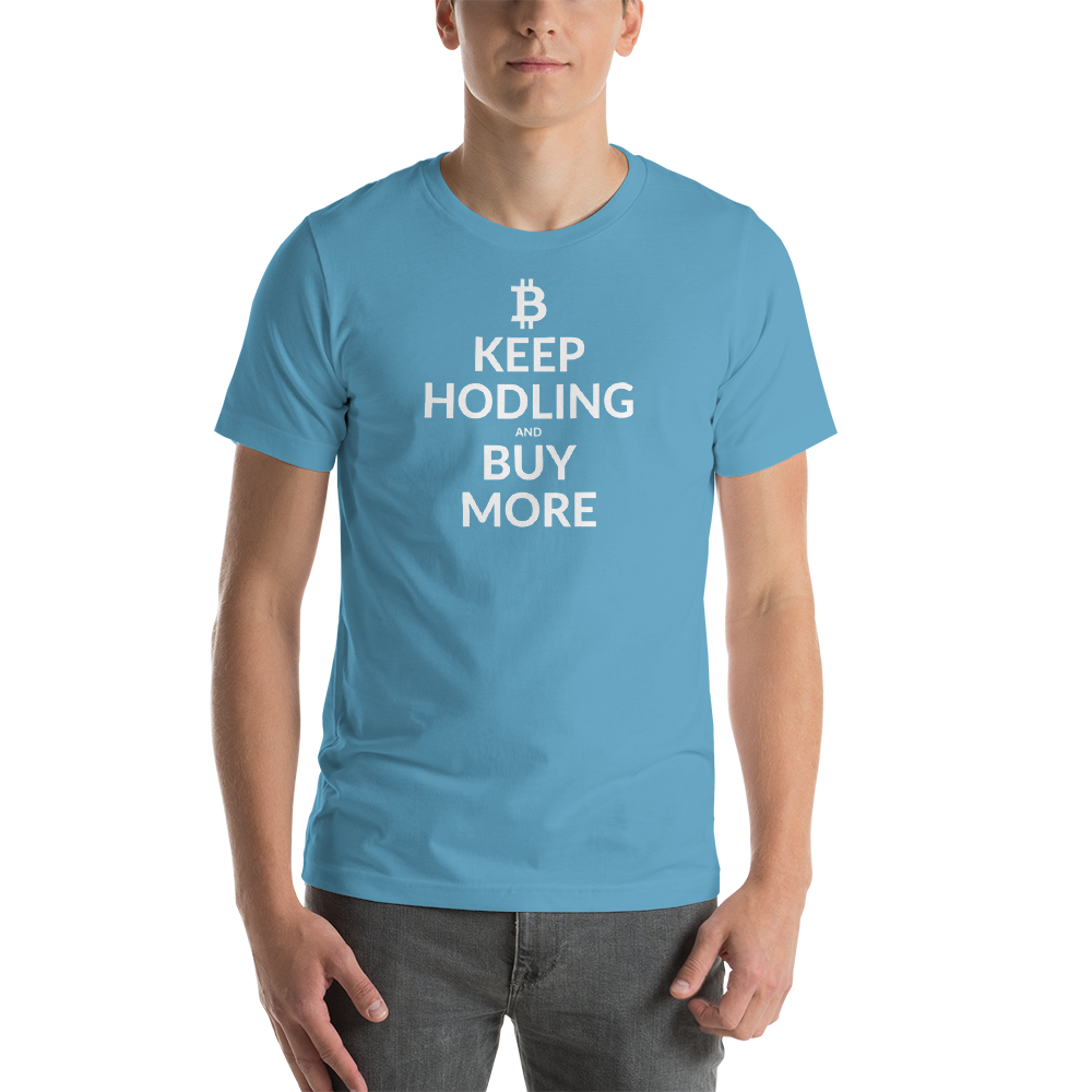 Keep hodling (Bitcoin) - Men's Premium T-Shirt TCP1607 Black / S Official Crypto  Merch