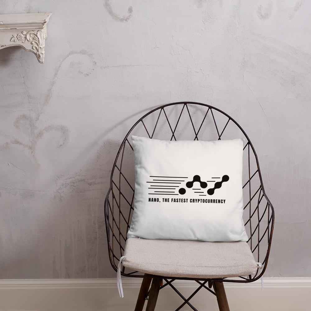 Nano, the fastest - Pillow TCP1607 Default Title Official Crypto  Merch