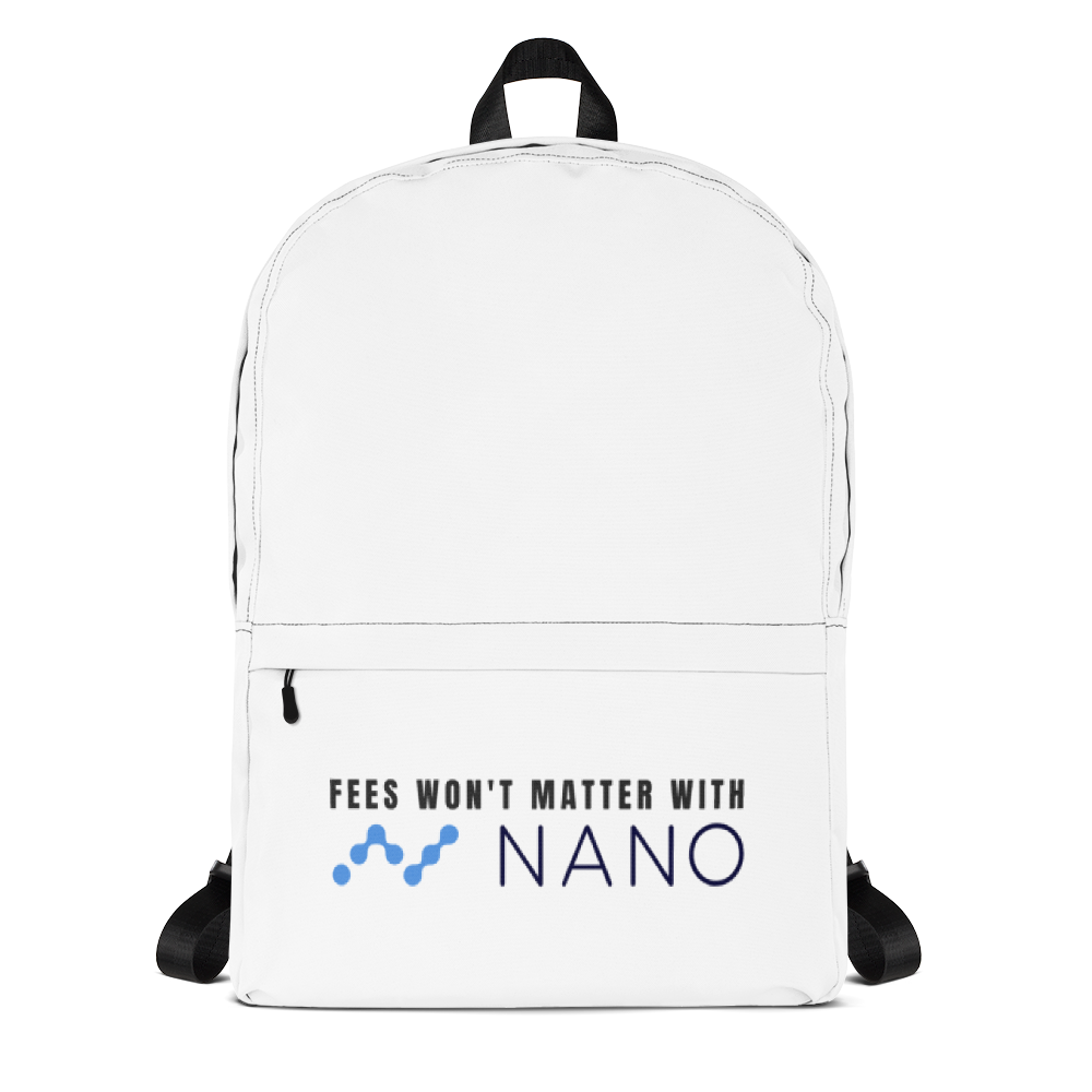 Fees won't matter with nano - Backpack TCP1607 Default Title Official Crypto  Merch