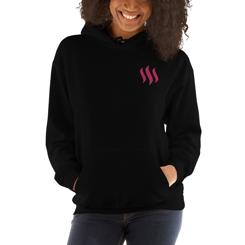 Steem – Women’s Embroidered Hoodie TCP1607 White / S Official Crypto  Merch