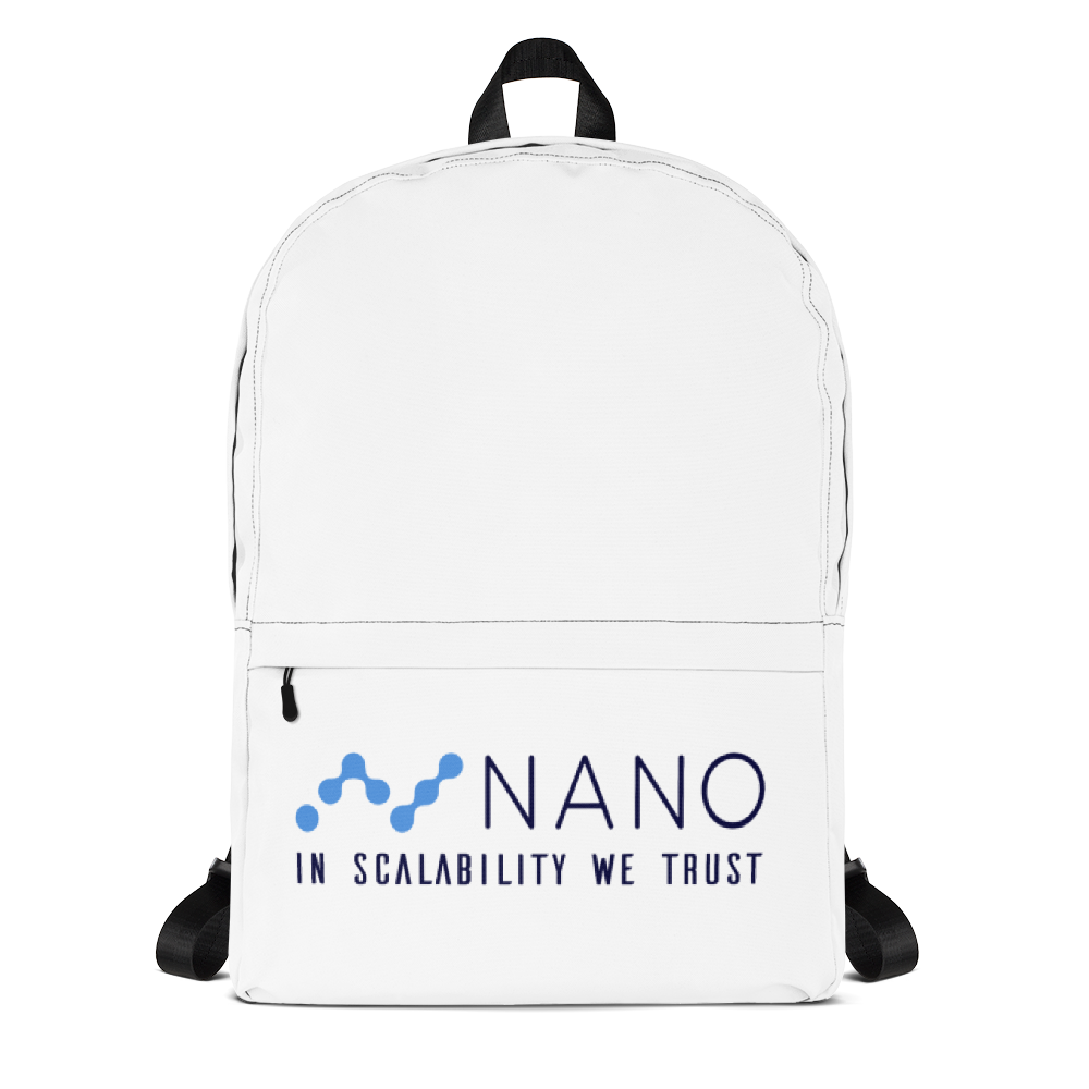 Nano, in scalability we trust - Backpack TCP1607 Default Title Official Crypto  Merch
