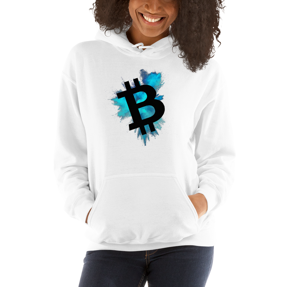 Bitcoin color cloud – Women’s Hoodie TCP1607 White / S Official Crypto  Merch