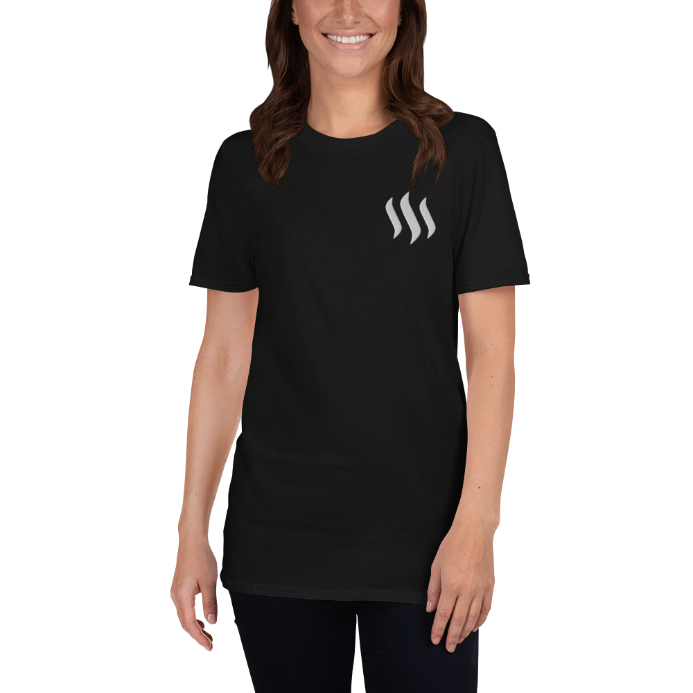 Steem - Women's Embroidered T-Shirt TCP1607 Black / S Official Crypto  Merch