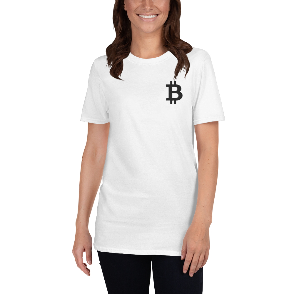 Bitcoin - Women's Embroidered T-Shirt TCP1607 White / S Official Crypto  Merch
