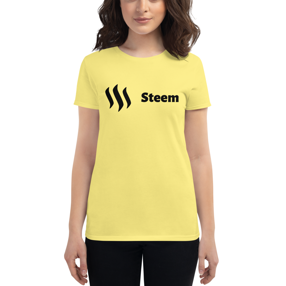 Steem - Women's Short Sleeve T-Shirt TCP1607 White / S Official Crypto  Merch