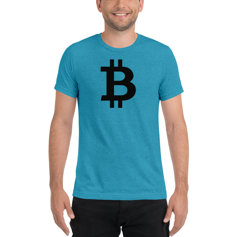 Bitcoin - Men's Tri-Blend T-Shirt TCP1607 Athletic Grey Triblend / S Official Crypto  Merch