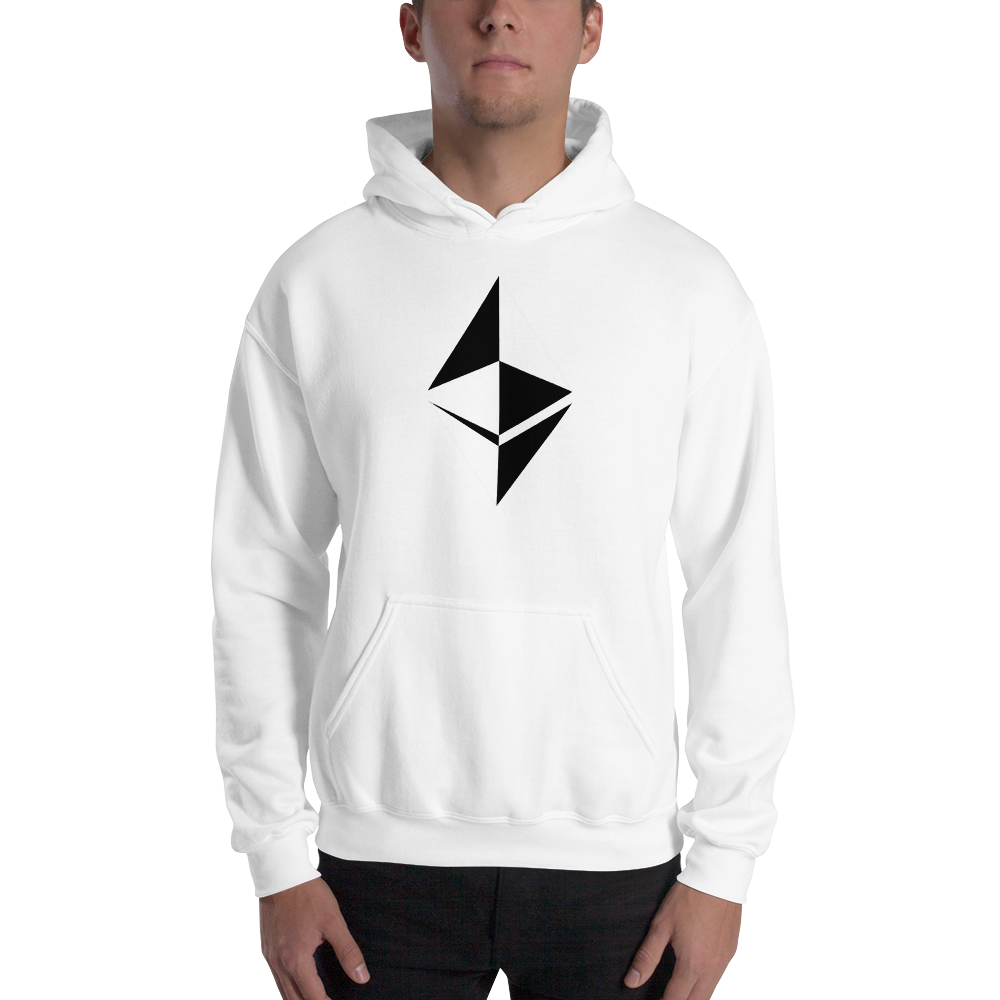 Ethereum surface design - Men’s Hoodie TCP1607 White / S Official Crypto  Merch