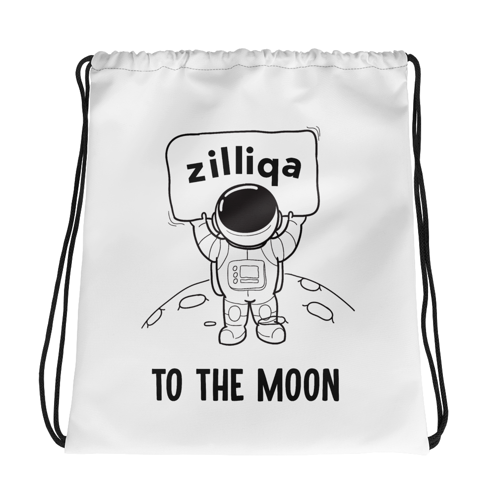 Zilliqa lên mặt trăng - Túi dây rút TCP1607 Tiêu đề mặc định Hàng hóa tiền điện tử chính thức