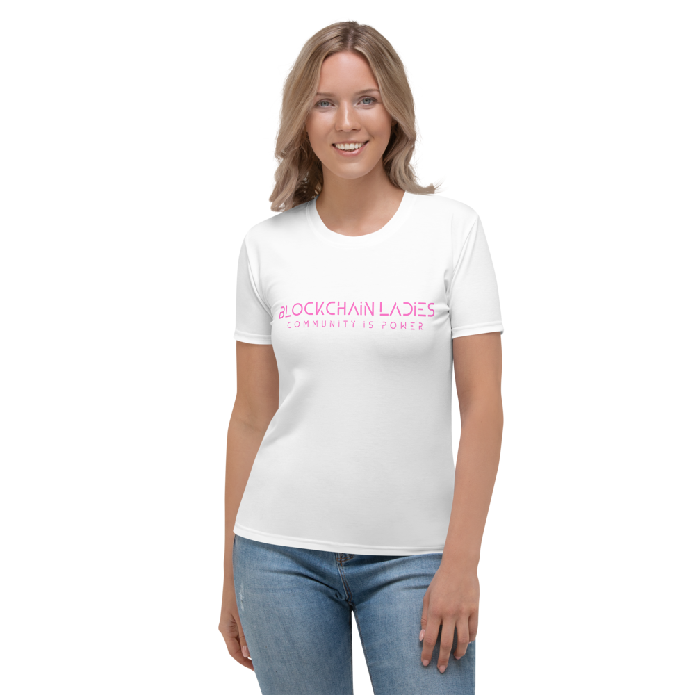 Blockchain Ladies Women's T-shirt TCP1607 S Official Crypto  Merch