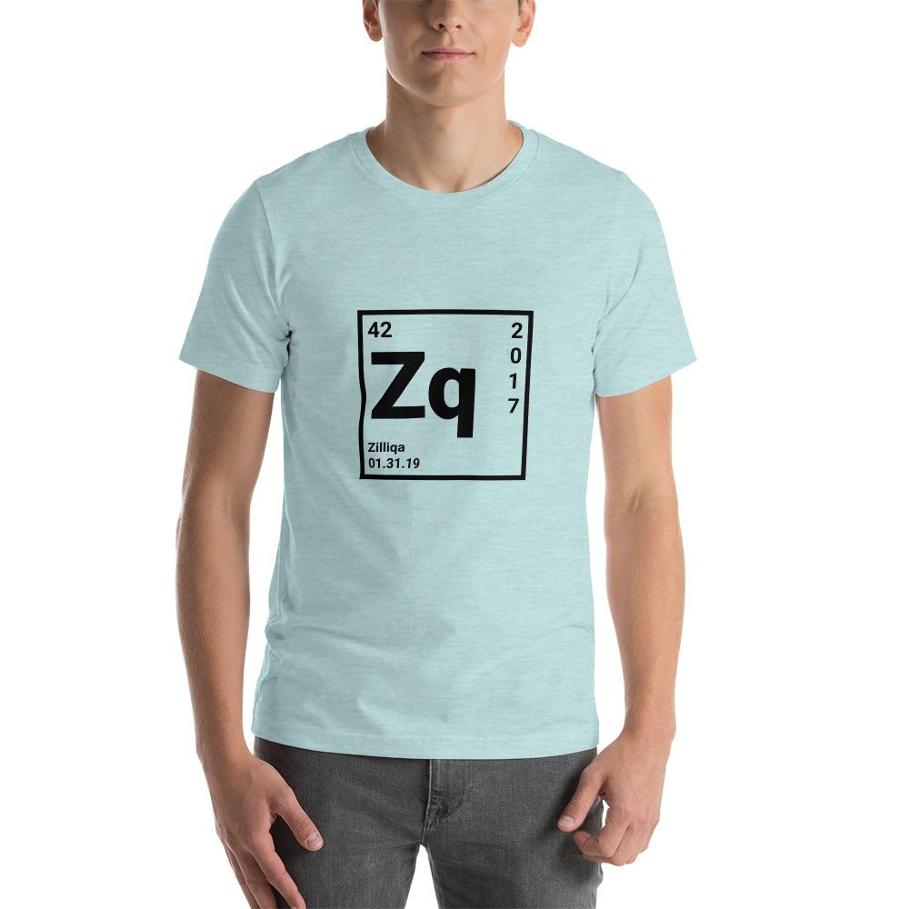 Zilliqa Periodic Table Men T-shirt TCP1607 Ocean Blue / S Official Crypto  Merch