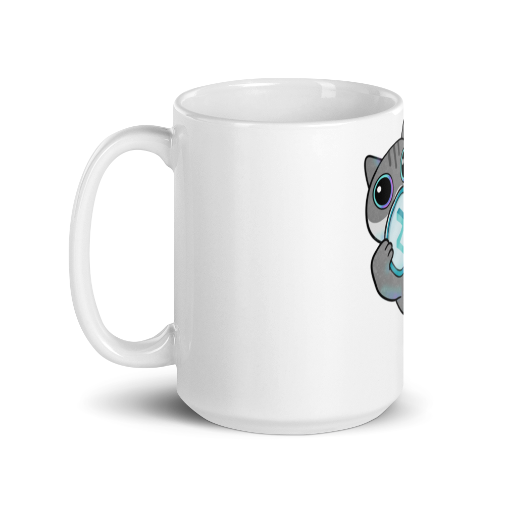 white glossy mug 15oz handle on left 604f90ab6af54 - Crypto Store