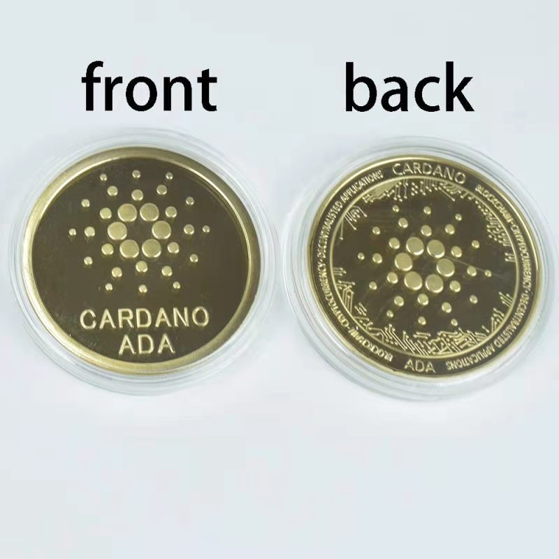 Crypto Merch - Hot Cryptocurrency Cardano ADA Coin Showing Stand