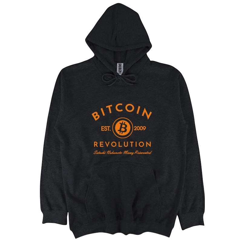 Bitcoin Merch - Bitcoin Revolution Crypto Coin Hoodie